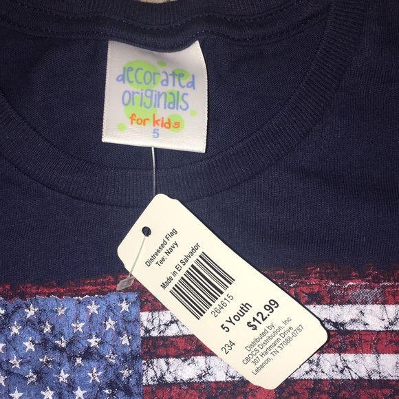 Red, white, and blue t-shirt - Picture 2 of 3